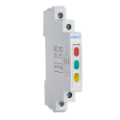 HK-H3D, 9mm DIN Rail LED Ac/Dc three Signal lamp Indicator Light