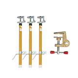 high voltage portable earth rod set with earthing wire and earthing clamp