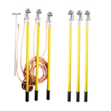 high voltage ground rod and earthing wire